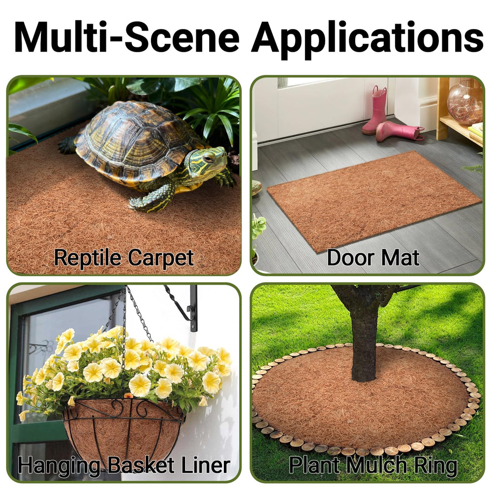 ZeeDix dragon habitat liner durable coconut fiber detail.