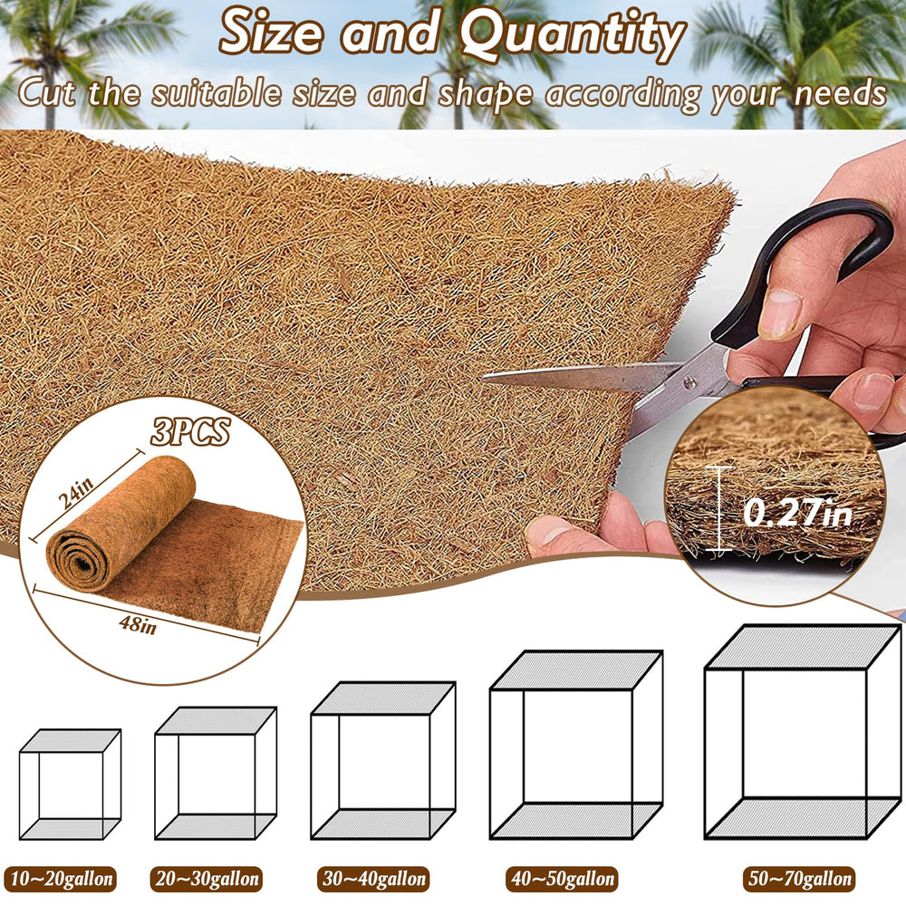 ZeeDix reptile carpet shows easy-clean, reusable habitat liner