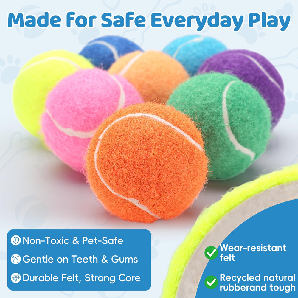 Zeefpod 2-inch balls fit most ball launchers for easy fetch.
