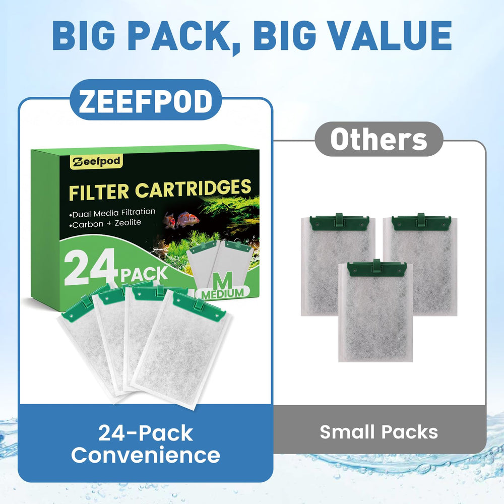 Zeefpod compatible with Tetra Whisper filters for 5–10 gallon tanks.