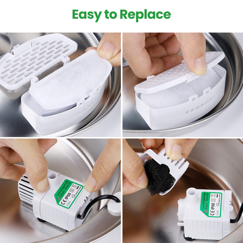 ZEKIRY D60 filter replacement in progress for easy maintenance