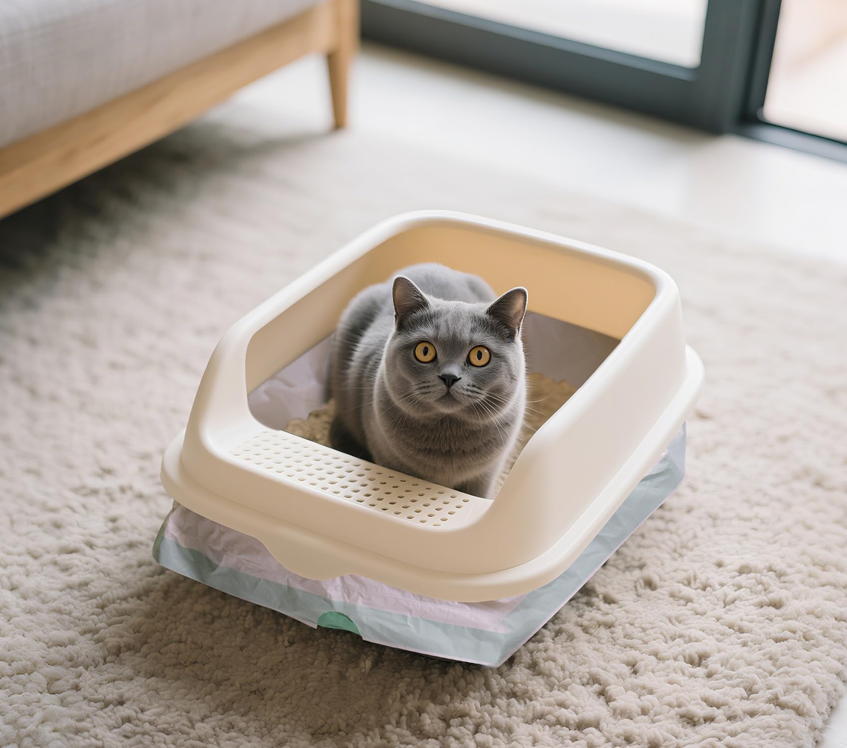 ZeLing HTL leakproof heavy-duty liners keep litter contained daily.