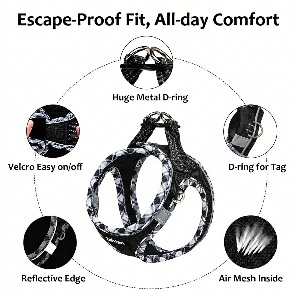 Zelvian breathable air-mesh fabric keeps your cat cool