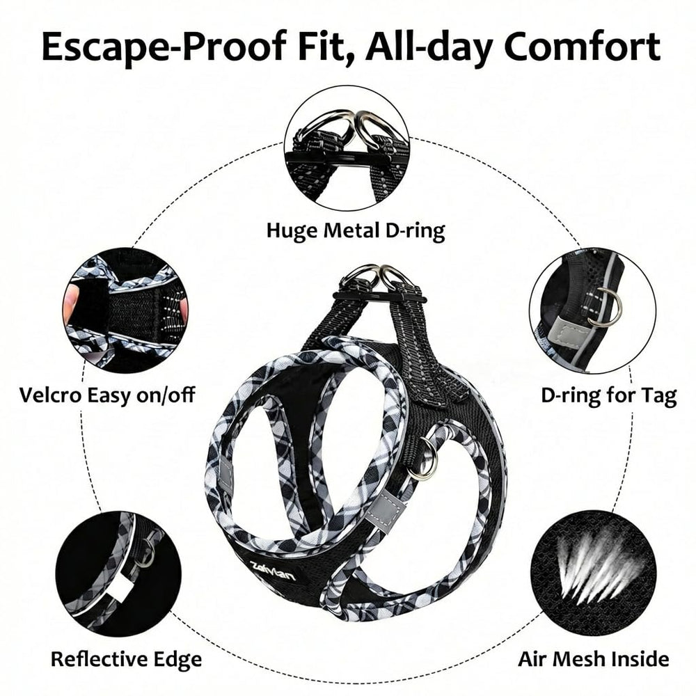 Zelvian breathable air-mesh fabric keeps your cat cool