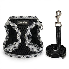 Zelvian adjustable-fit harness secures a comfortable walk