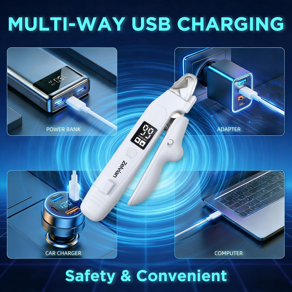 Zelvian compact design fits home grooming routines