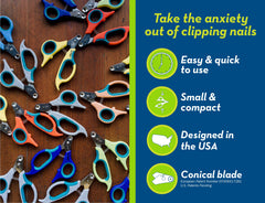 Zen Clipper 2.5mm hole cat nail clipper enabling controlled trimming