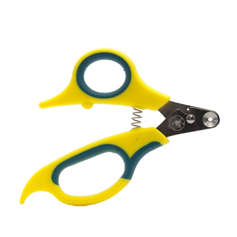 Zen Clipper cat nail trimmer showing its conical blade for precise trimming