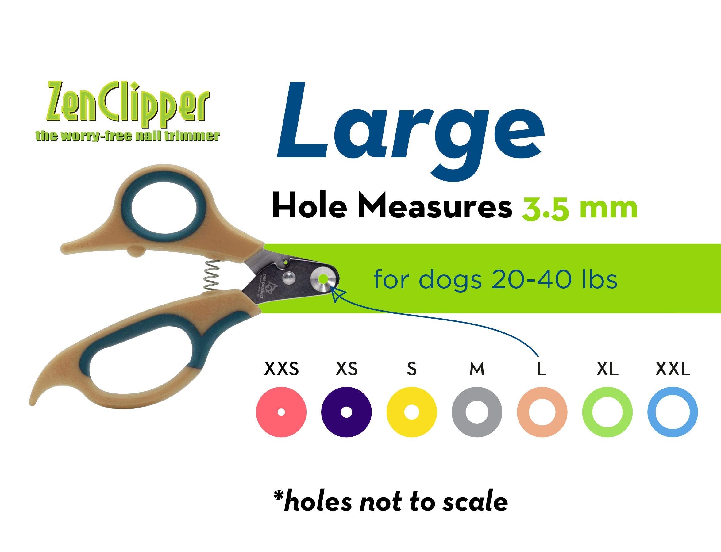 Zen Clipper non-slip handle provides a steady grip during trimming