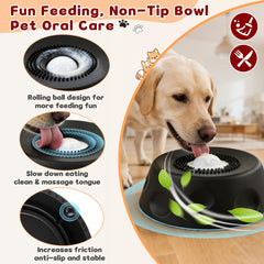 Zenflux anti-gulping-flow design reduces fast swallowing during treats.
