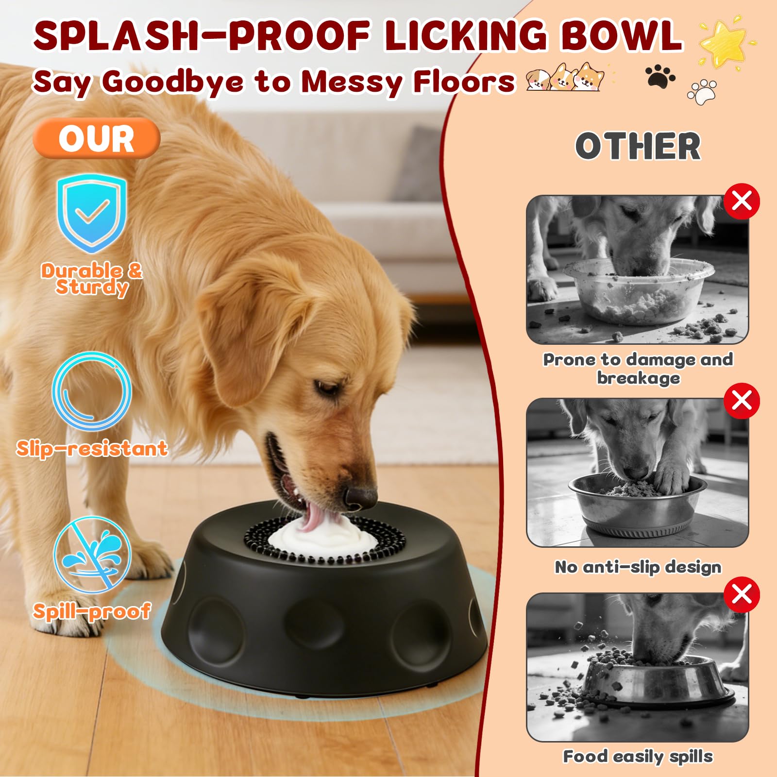 Zenflux liquid-treat-delivery works with yogurt, peanut butter, or broth.