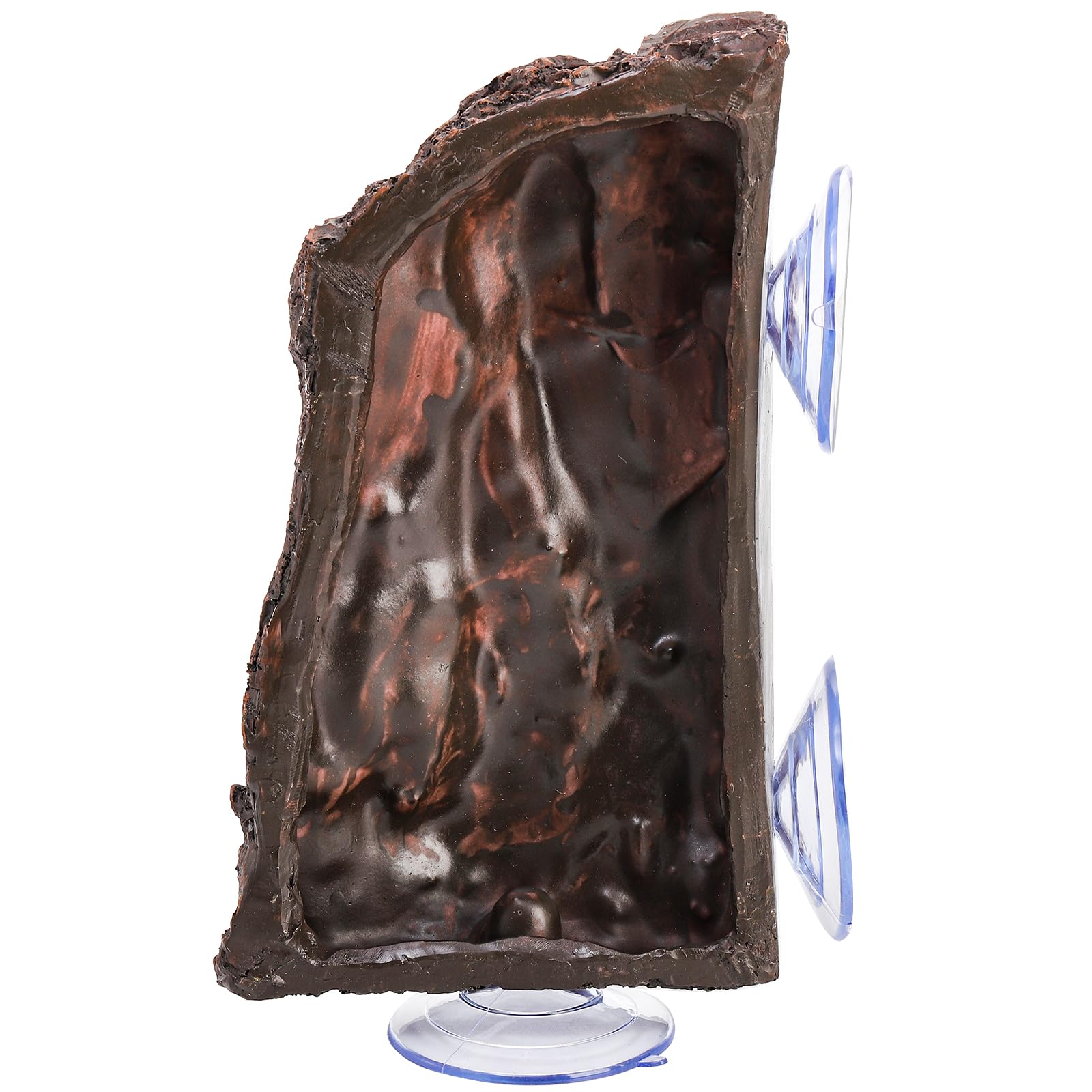 ZENFUN Turtle Platform bark design adds naturalistic enclosure aesthetics.