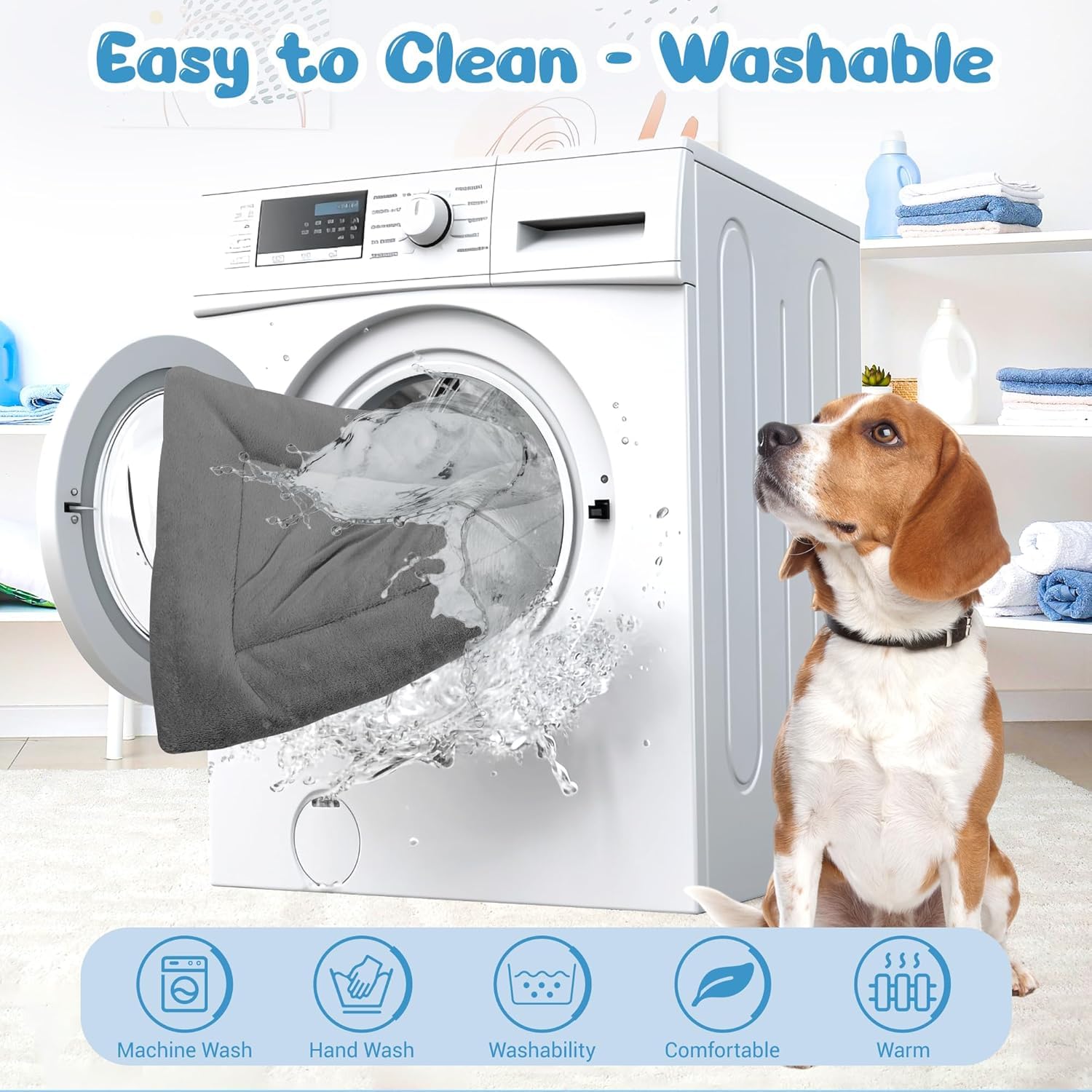 ZENGAOOU versatile pad used in travel crate or car seat.