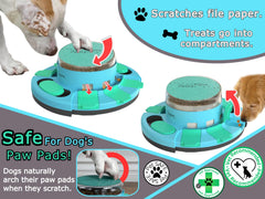 Zenly Paws Nail File Toy puzzle feeder promoting slower eating