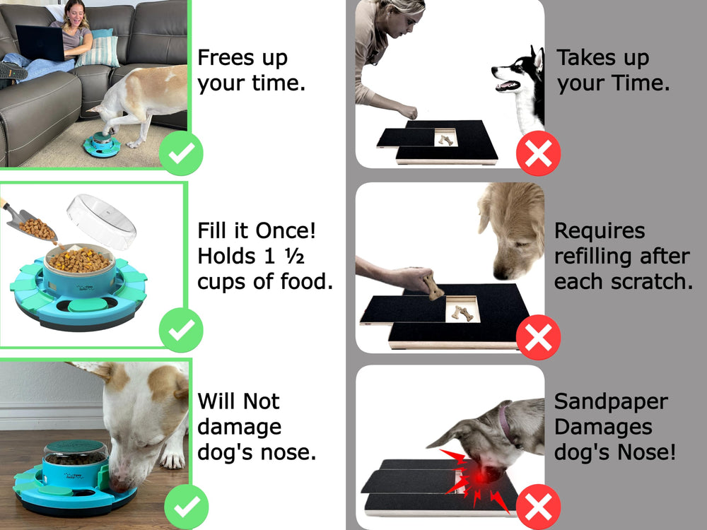 Zenly Paws Nail File Toy scratch board offering independent nail care