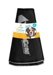 ZenPet recovery cone adjustable strap enables secure fit with everyday collars.