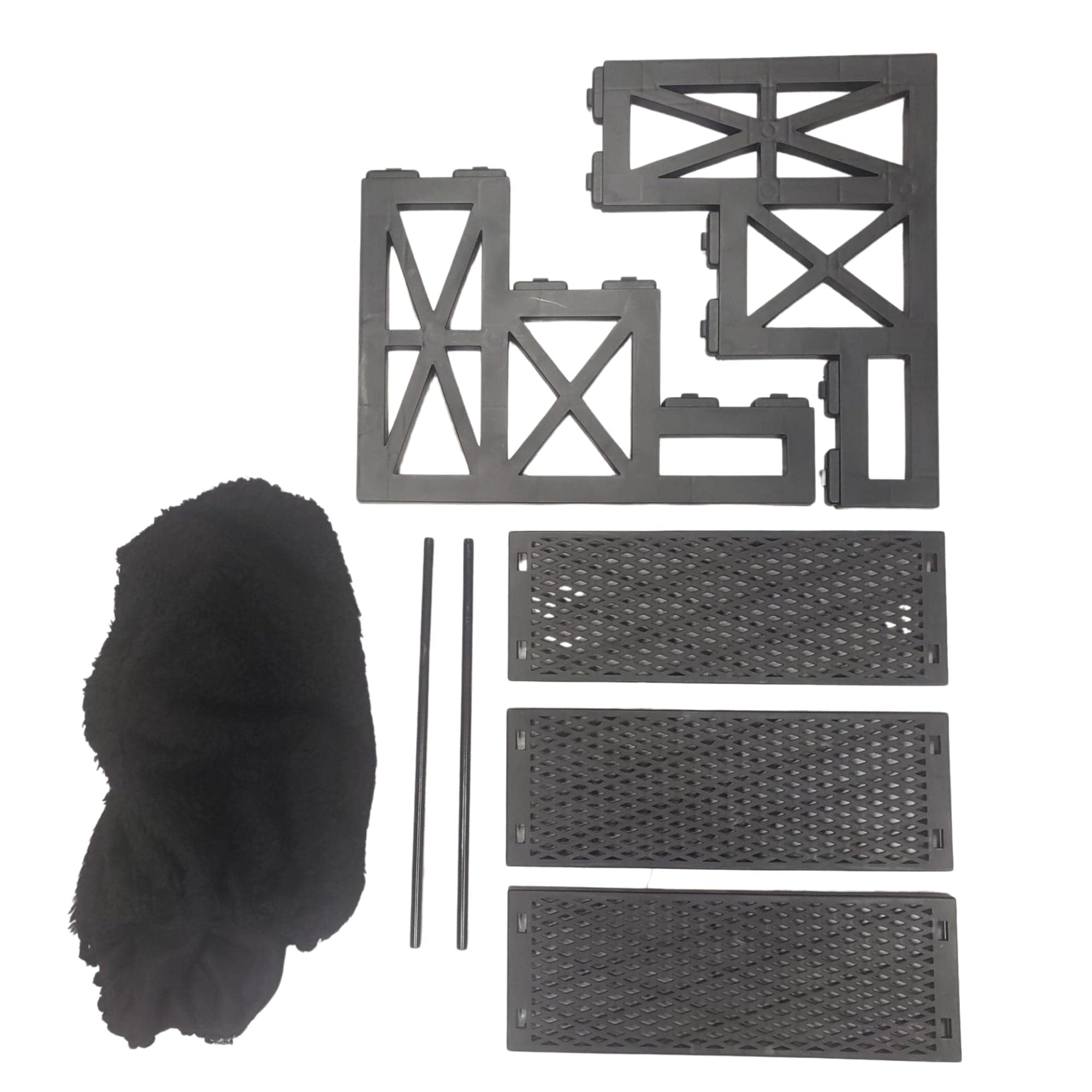 ZENVY Pet Steps MDF wood construction provides sturdy pet support