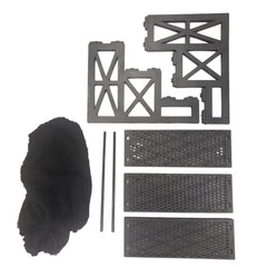 ZENVY Pet Steps MDF wood construction provides sturdy pet support