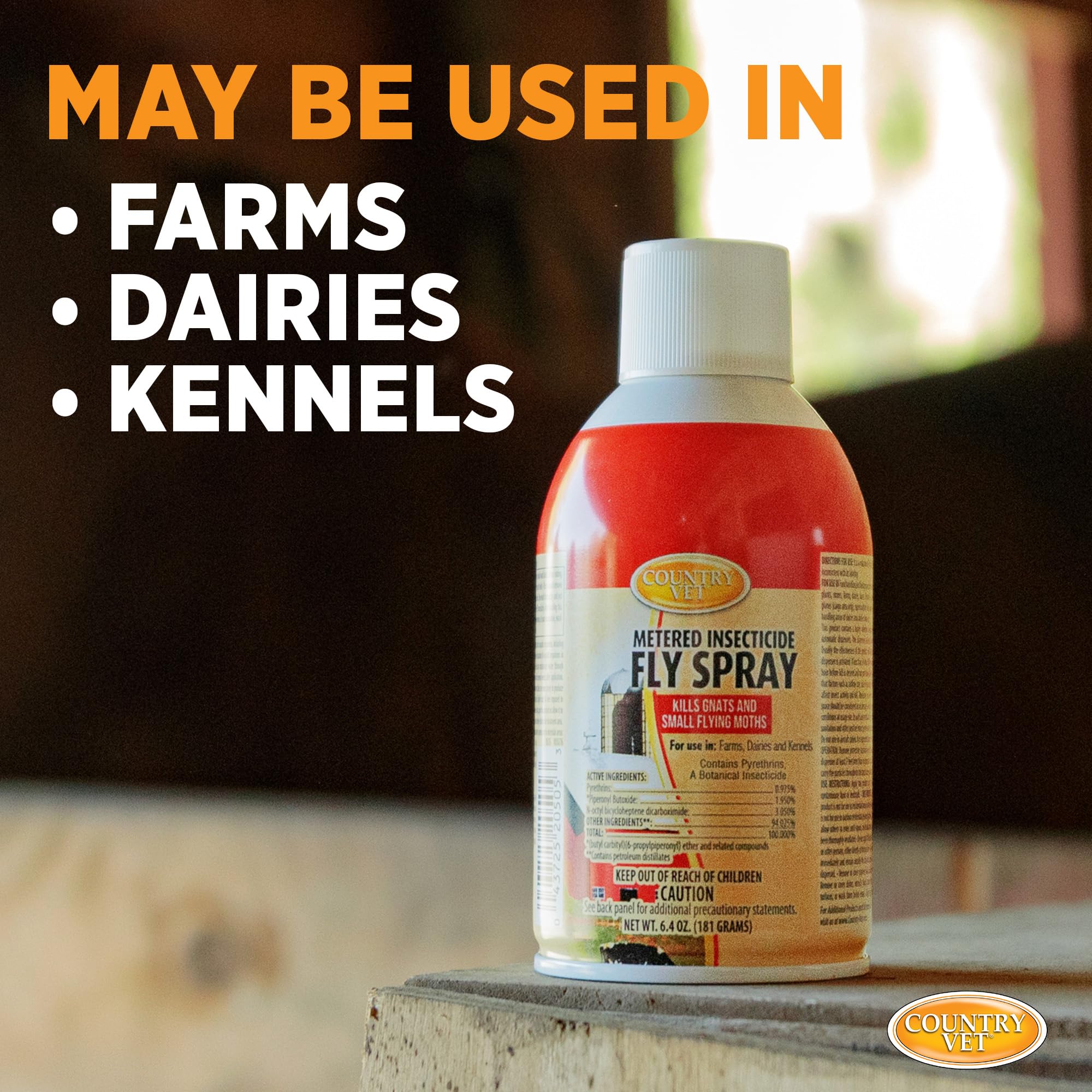 Barn and stable scene showcasing use of Zep Enforcer for pest control.