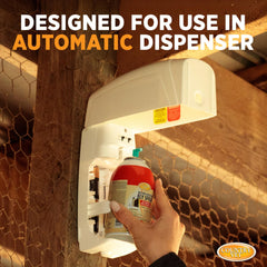 Zep Enforcer refill pack enabling a 30-day metered release in Country Vet dispenser.