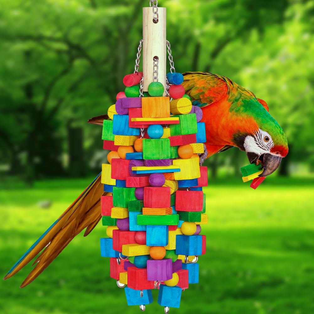 Zephyriel large bird toy designed for climbing and tugging in big cages