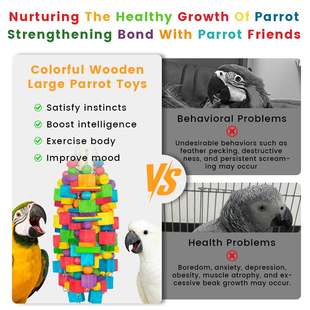 Zephyriel hanging toy with secure screw-lock for energetic birds