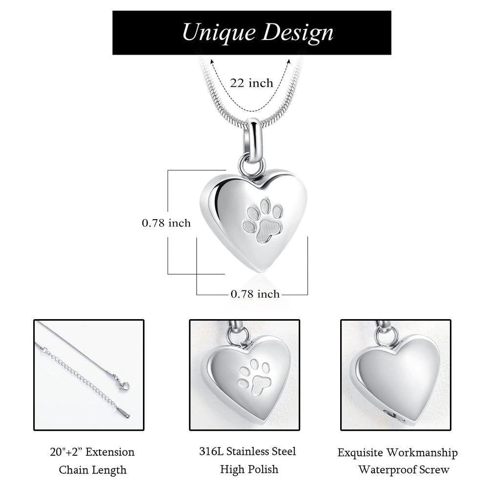 zeqingjw dog ashes necklace designed for near-heart remembrance