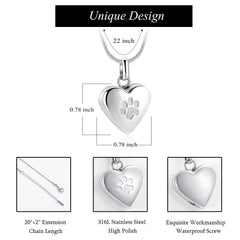 zeqingjw dog ashes necklace designed for near-heart remembrance