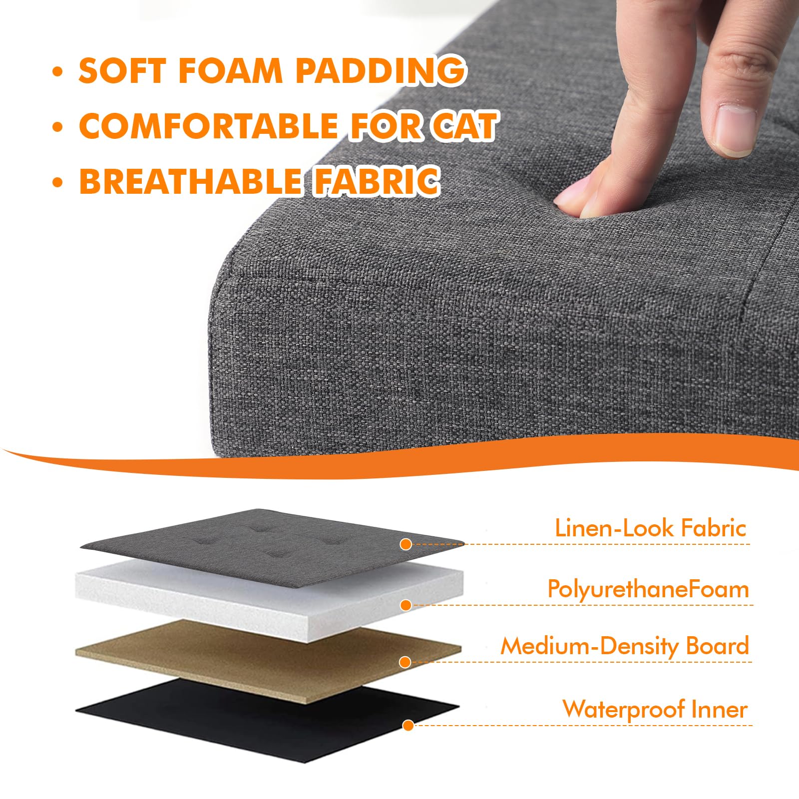 Zerbuger dog-proof litter box enclosure helps deter curious paws and preserve cleanliness.