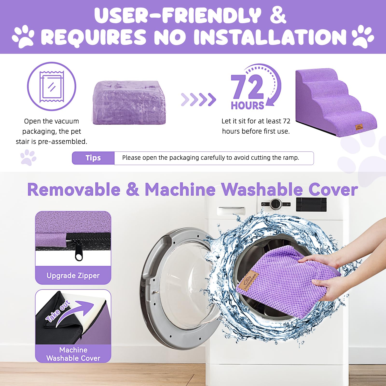Zerbuger reinforced construction reduces wobble during use.