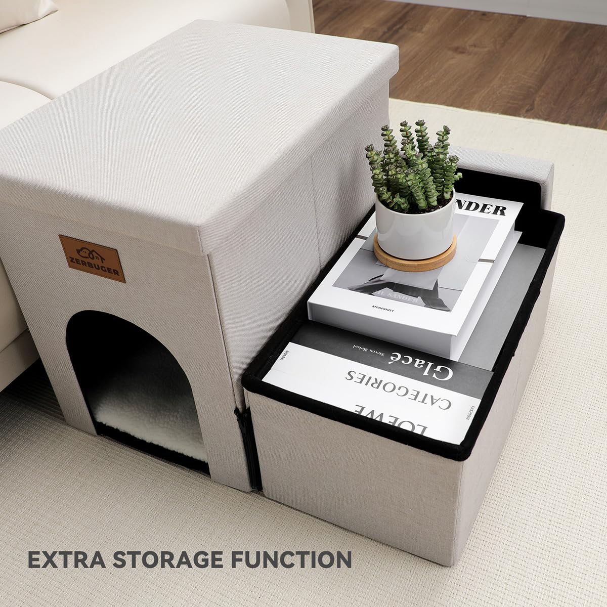 Zerbuger dog stairs car-travel suits vehicles for easy pet entry.