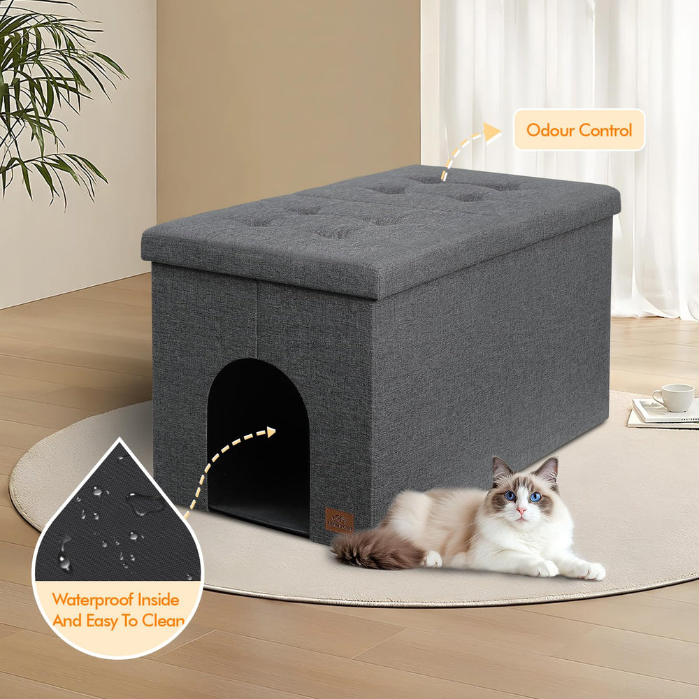 Zerbuger extra-large internal space accommodates larger cats for comfortable movement.