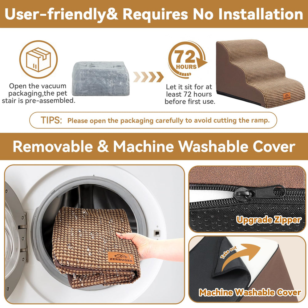 Zerbuger removable machine-washable cover makes cleaning easy.