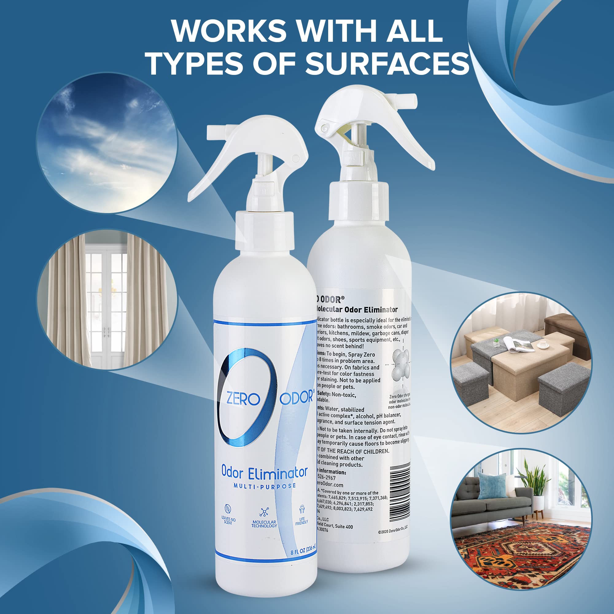 Zero Odor basement scene highlights elimination of musty odors