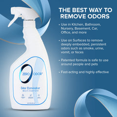 Zero Odor car odor elimination spray refreshes car interiors