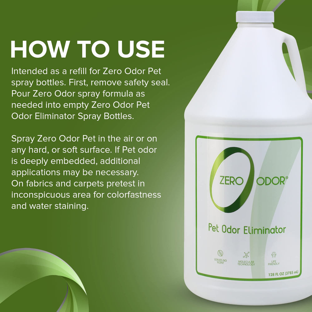 Zero Odor made in USA ensures safe use around children and pets.