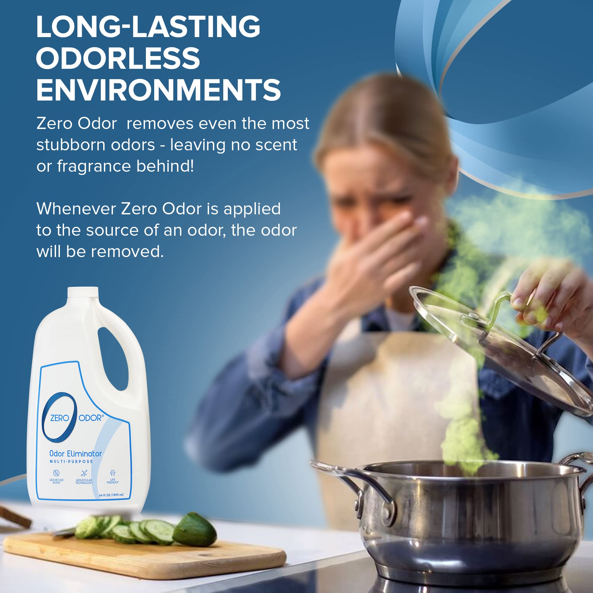Zero Odor nursery odor eliminator protects a gentle, clean space for baby