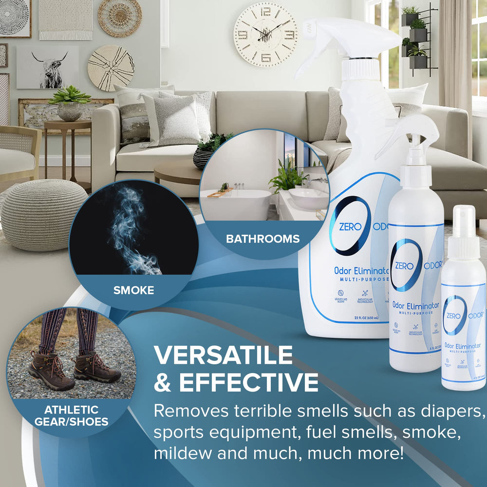 Zero Odor in office desk area reduces ambient odors.