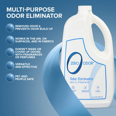Zero Odor surface-air odor eliminator kitchen use, for rooms and vehicles