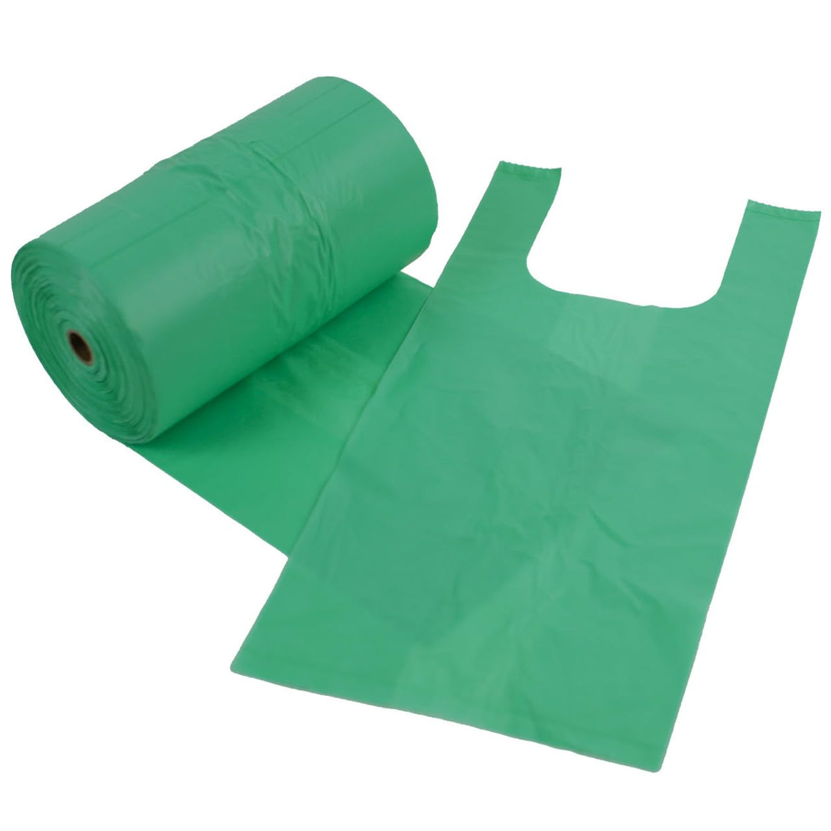 ZERO WASTE USA tie-handle bags close-up showing secure closure and odor containment
