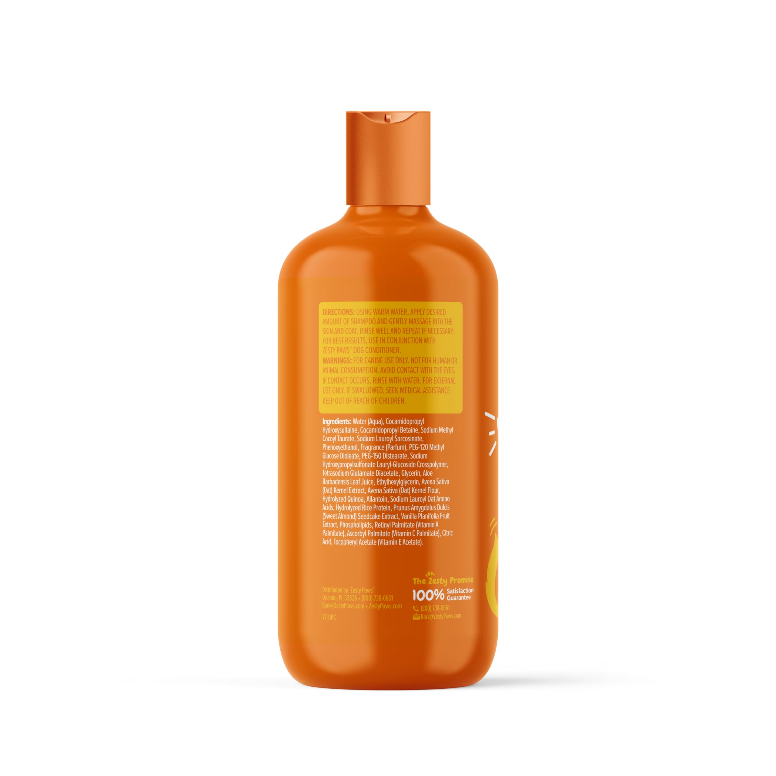 Zesty Paws Anti-Itch Shampoo helps detangle and soften fur for easier brushing