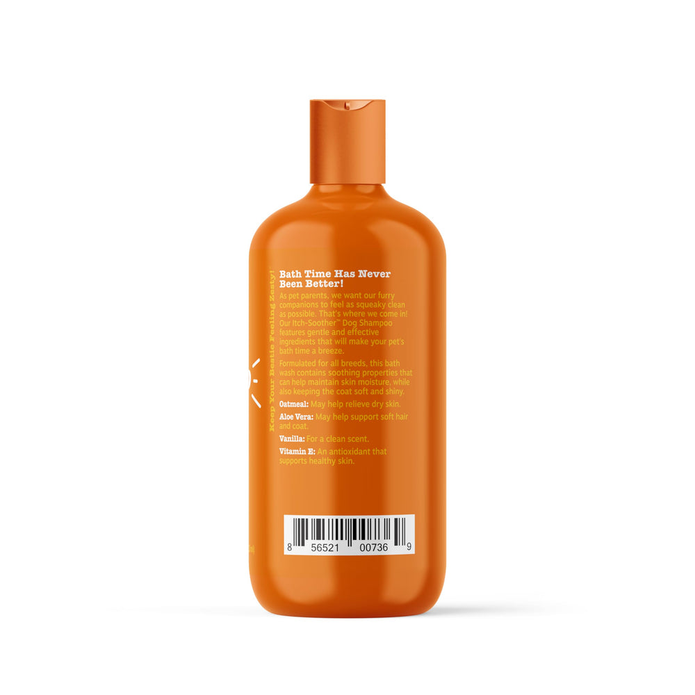 Zesty Paws dog grooming routine with anti-itch shampoo suitable for all breeds and ages