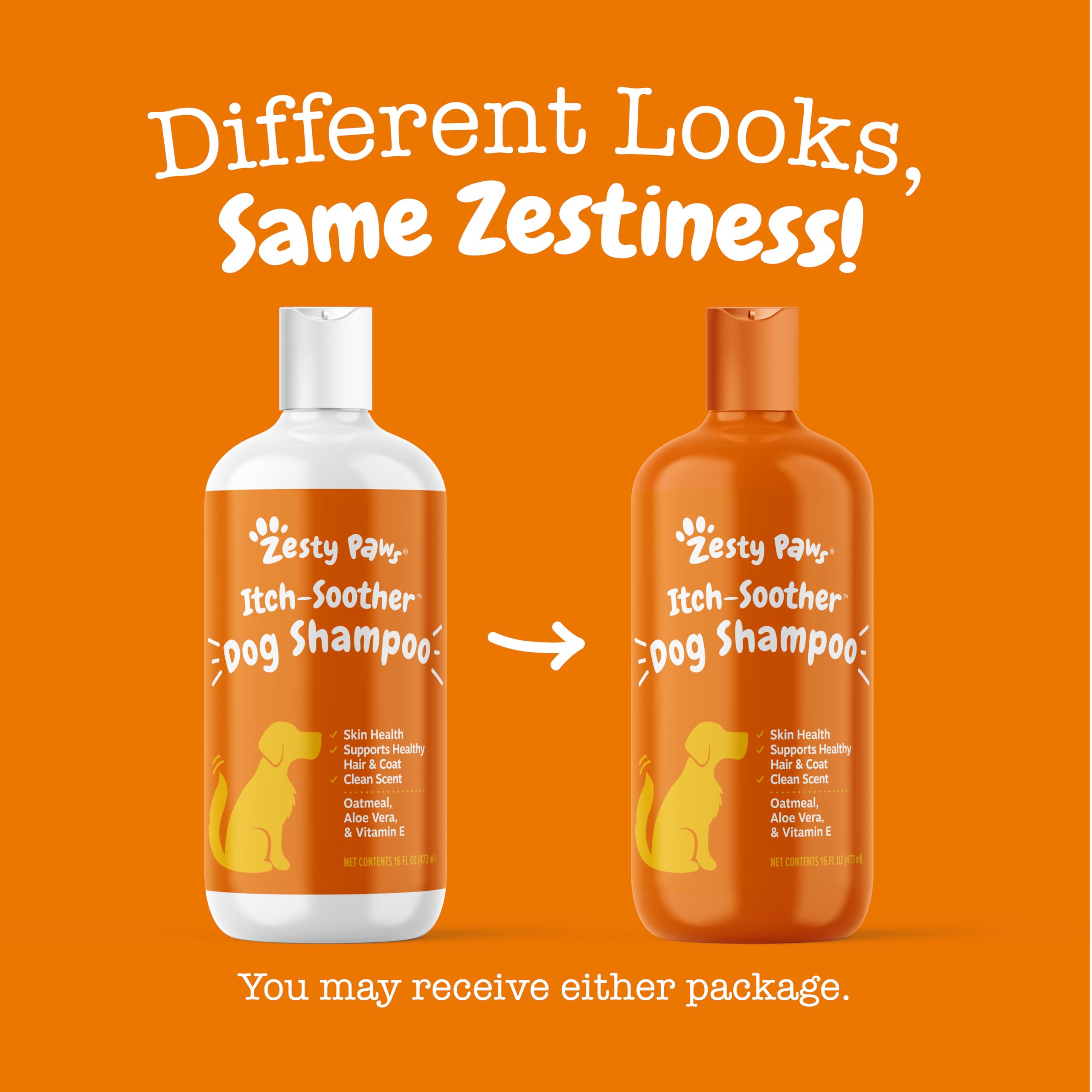 Zesty Paws shampoo highlights skin-soothing ingredients for coat health and comfort