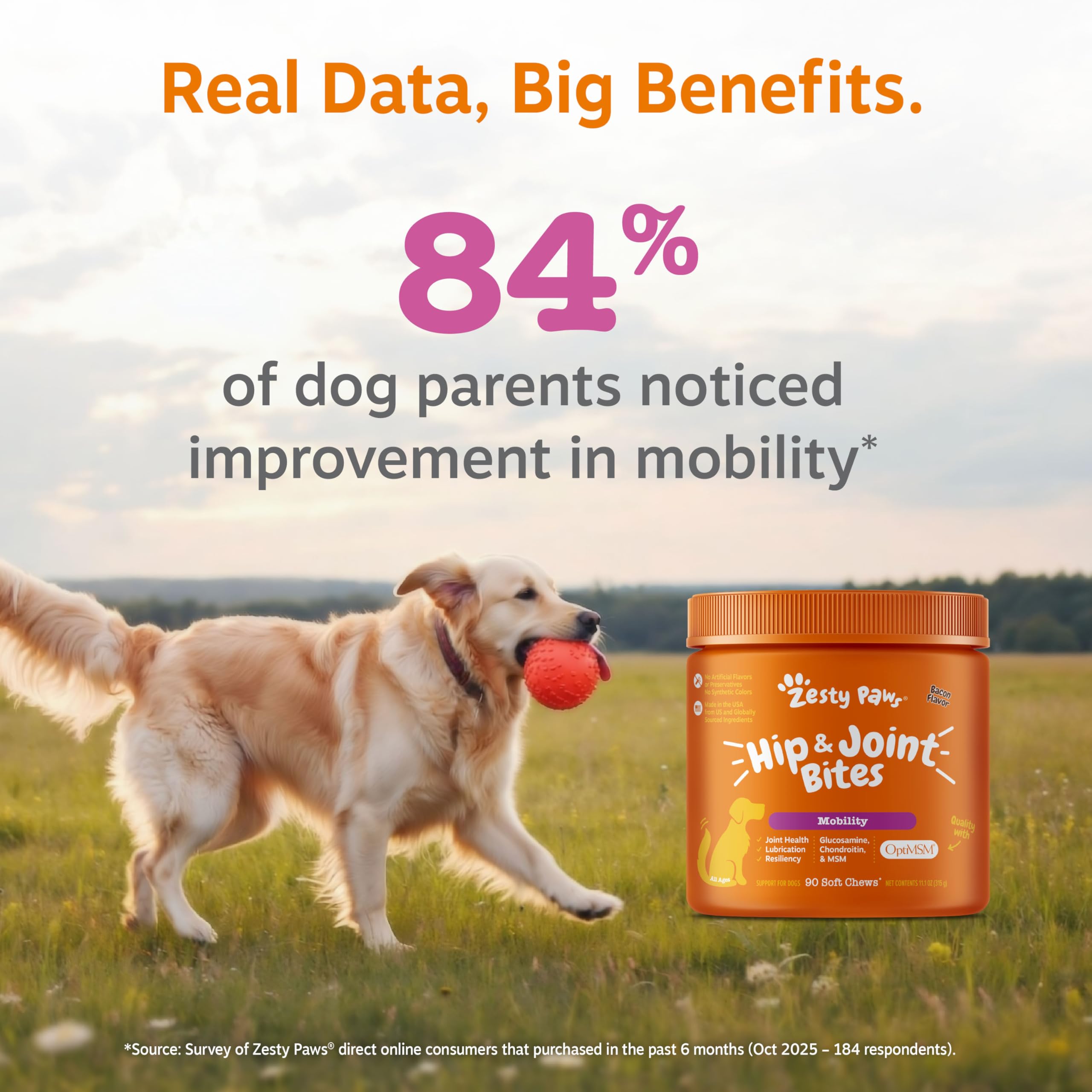 Zesty Paws chondroitin cartilage support for joints
