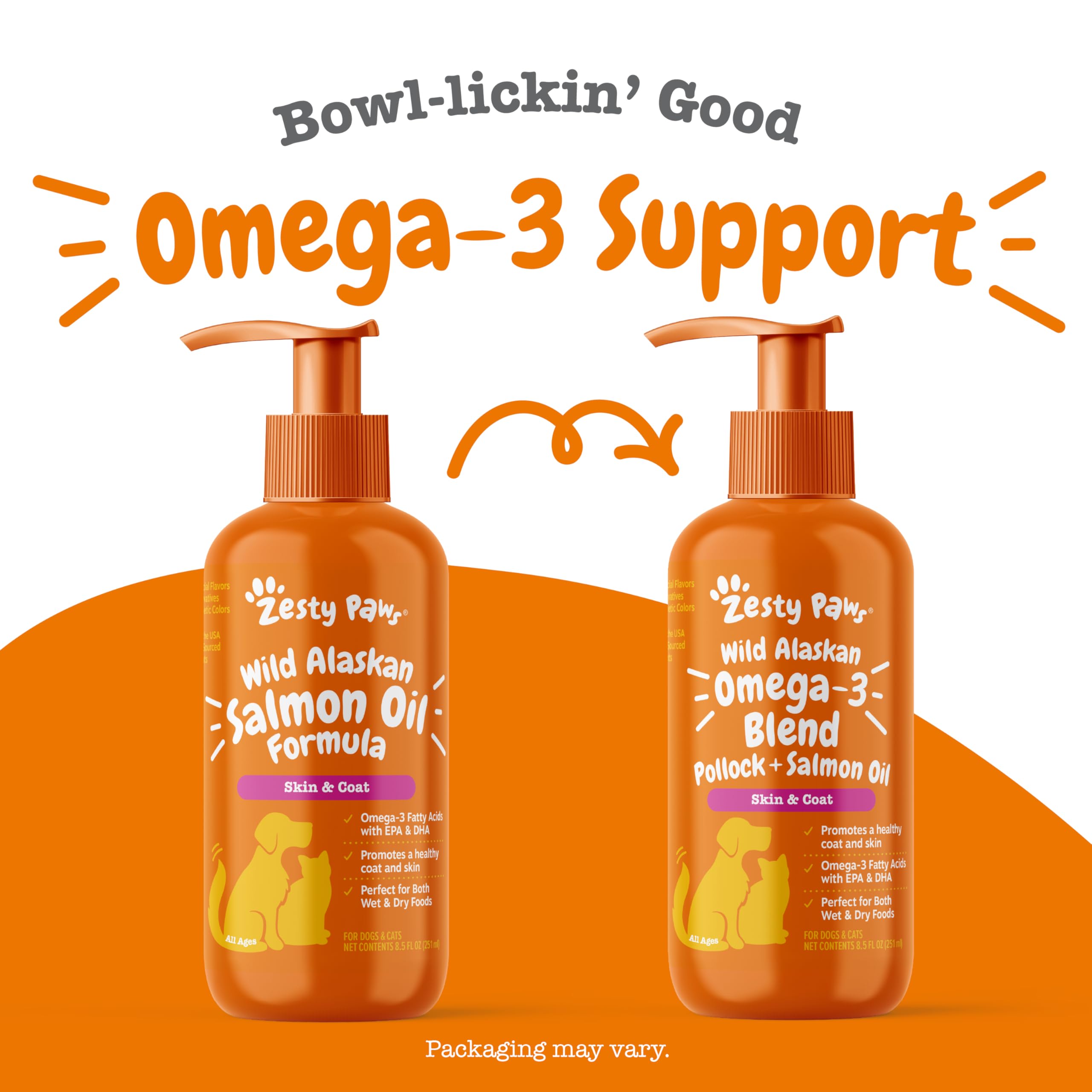 Pet coat close-up after using Zesty Paws omega-3 oil.