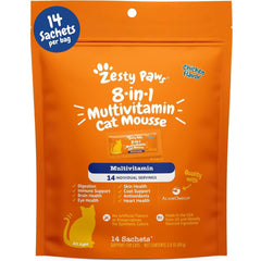 Zesty Paws Eight-in-One Mousse: digestive bottle-serve for gut health