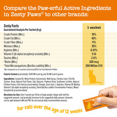 Zesty Paws Eight-in-One Mousse: heart-brain-eye health visual for cognitive support