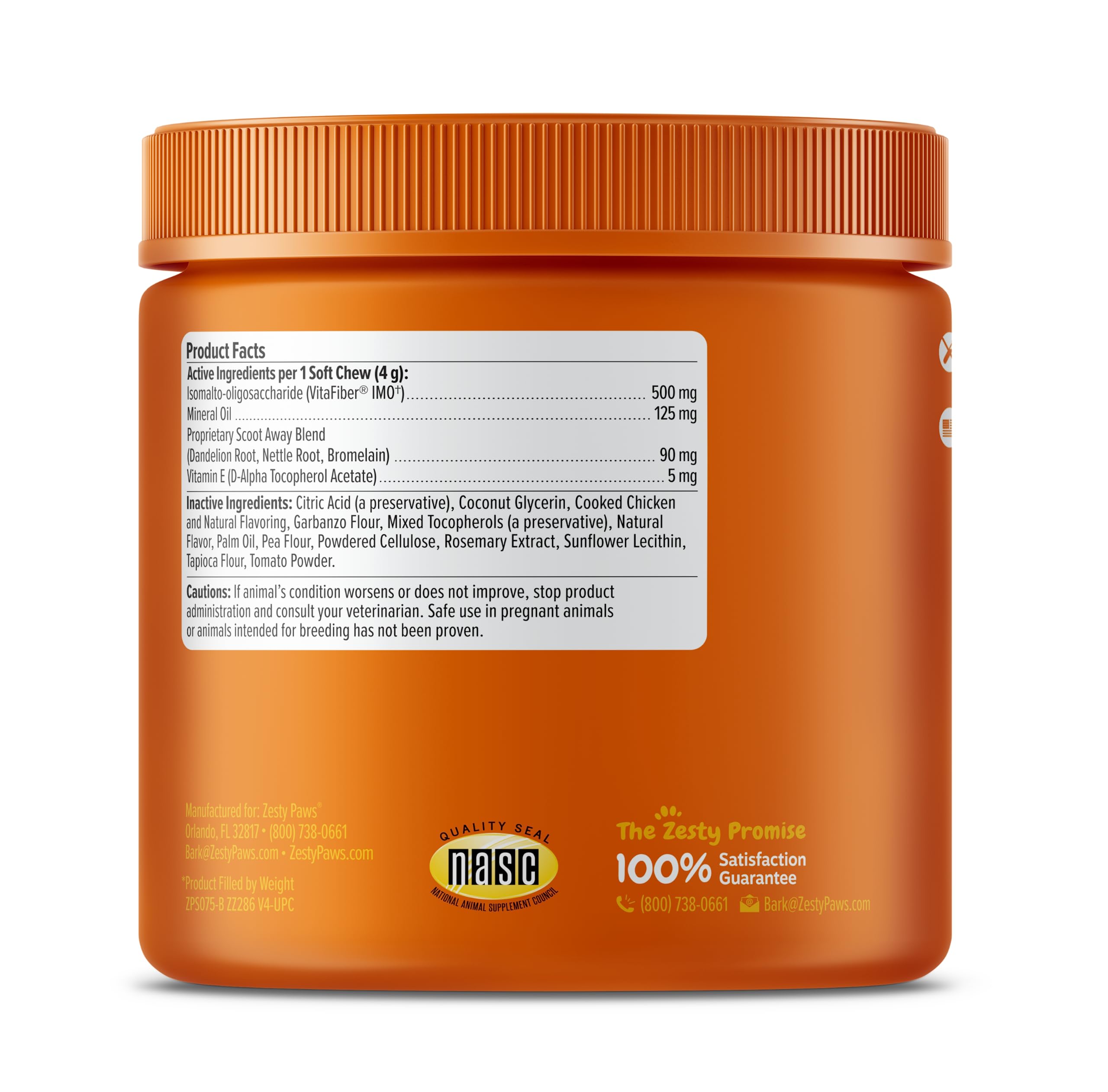 Scoot Away box displayed on a shelf for digestive support