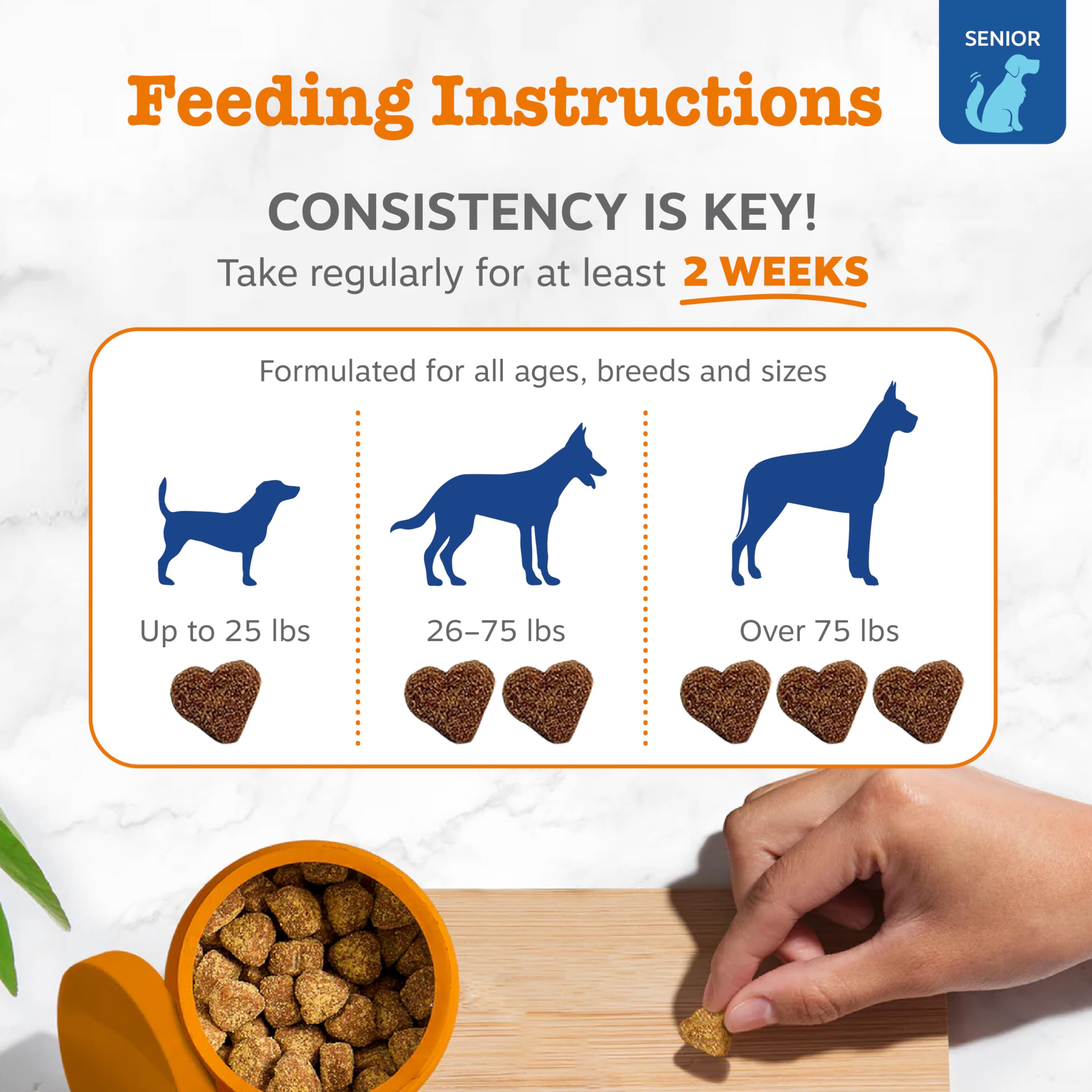 Zesty Paws 90-count pack for easy daily supplementation