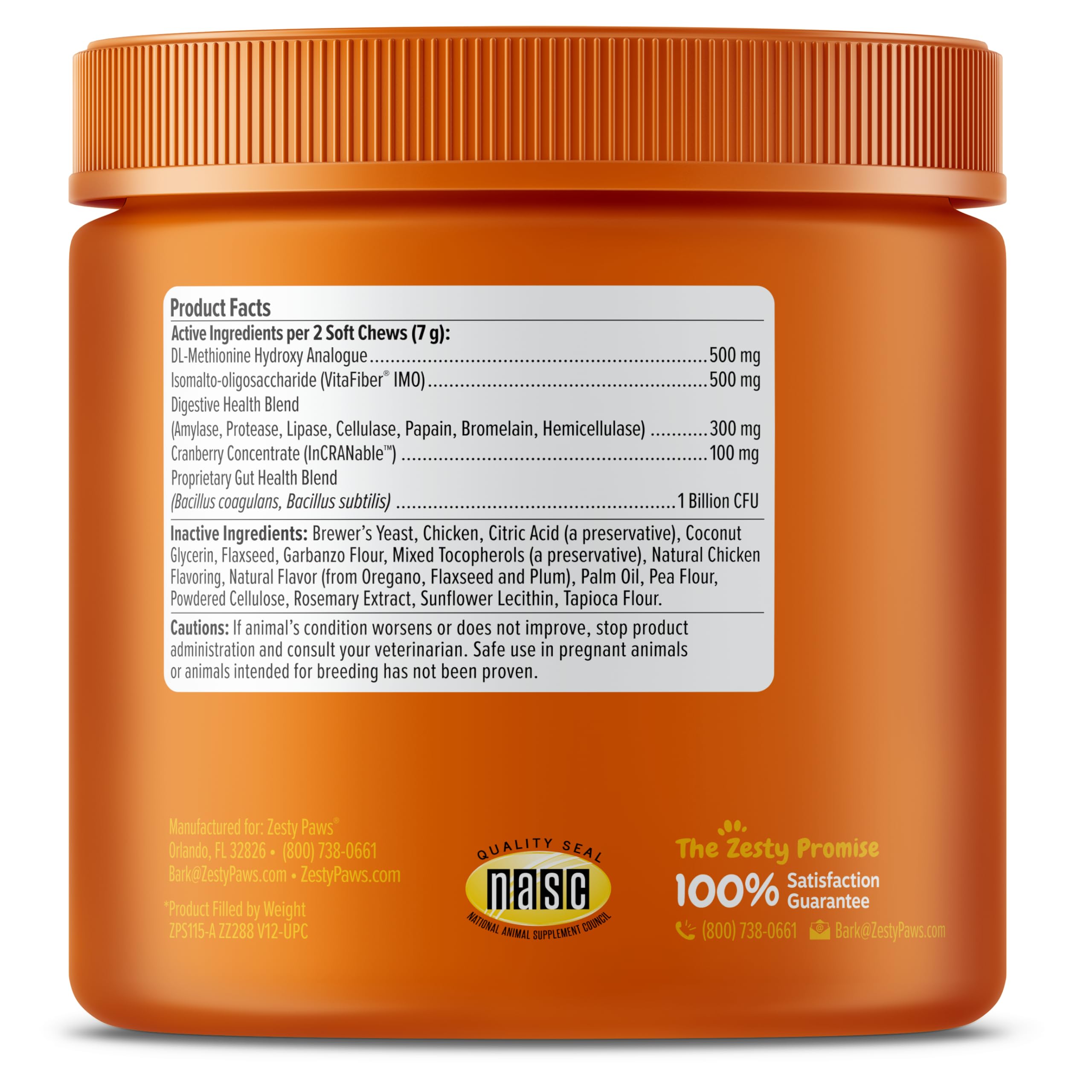 Dog enjoying a Stay Green Bites chew after a meal.